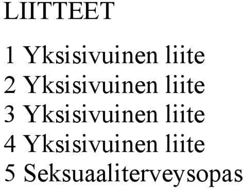 Yksisivuinen liite 4