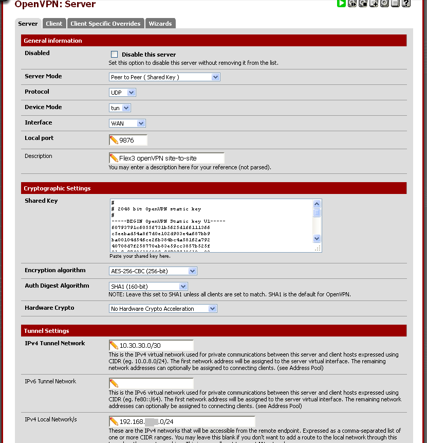 Type-of- Service Duplicate Connections Advanced unchecked unchecked leave empty uncompressed data, like Office