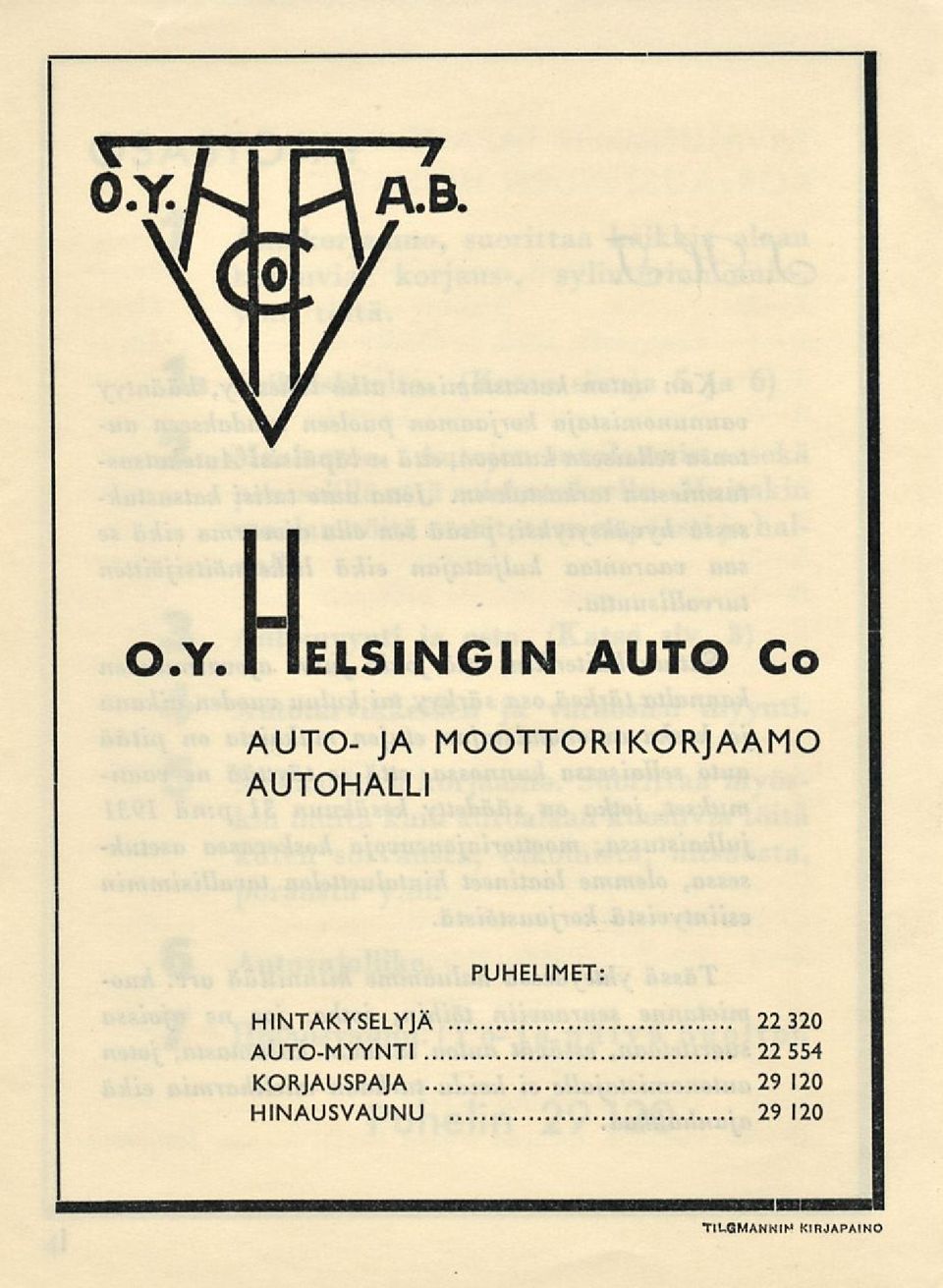 HINTAKYSELYJÄ 22 320 AUTO-MYYNTI 22 554