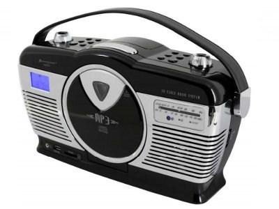 CD/MP3 Player (CD/MP3, USB, Radio, Alarmclock) Tekniset tiedot: - FM/AM-radio - Toistettavat mediat: CD, CD/MP3, CD-R/RW (uudelleentoisto ja satunnainen) - Liitännät USB- ja SD-laitteille -