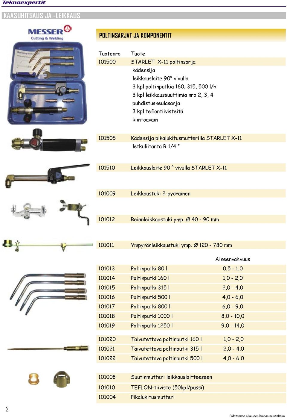 Reiänleikkaustuki ymp. Ø 40-90 mm 101011 Ympyränleikkaustuki ymp.