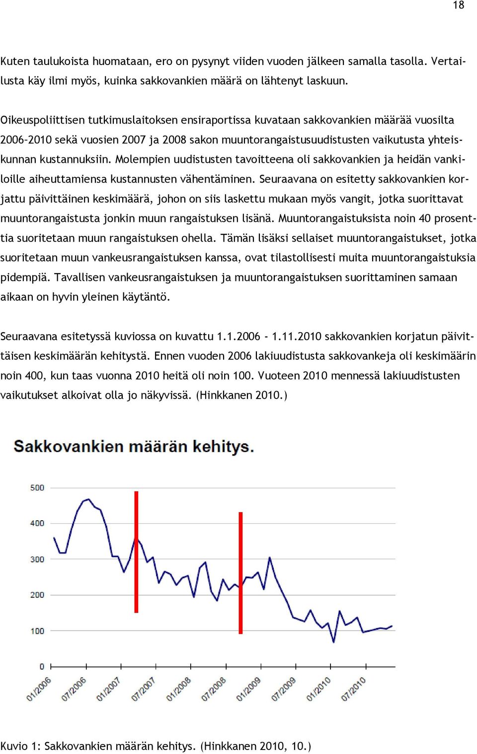 Molempien uudistusten tavoitteena oli sakkovankien ja heidän vankiloille aiheuttamiensa kustannusten vähentäminen.