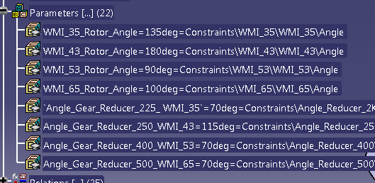 33 4.4 Parameters of the reducers Expand the specification tree of the reducer and change next parameters.