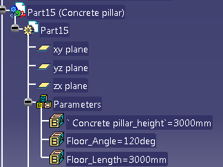 34 4.5 Parameters of the rotor units Angle/ position parameters are stored in main specification tree under Parameters.