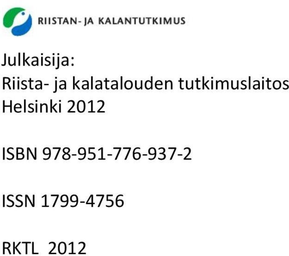 Helsinki 2012 ISBN