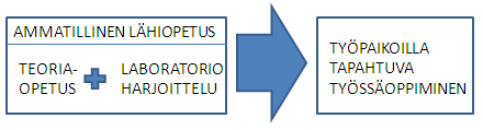 Kurttio Kari Opinnäytetyö 46 Kuva 31. Materiaalien hienontamisen opetuksen rakenne ja eteneminen 8.2.