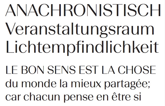 Muotoiluprosessi Ideointi ja vaikutteet Vanhemmista fonteista korkeakontrastisiin groteskeihin lukeutuvat esimerkiksi Linotypen 1900-luvun alussa julkaisema Britannic -fontti, sekä R.