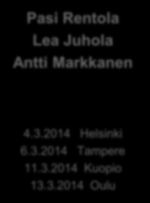 Rentola Lea Juhola Antti Markkanen 4.3.
