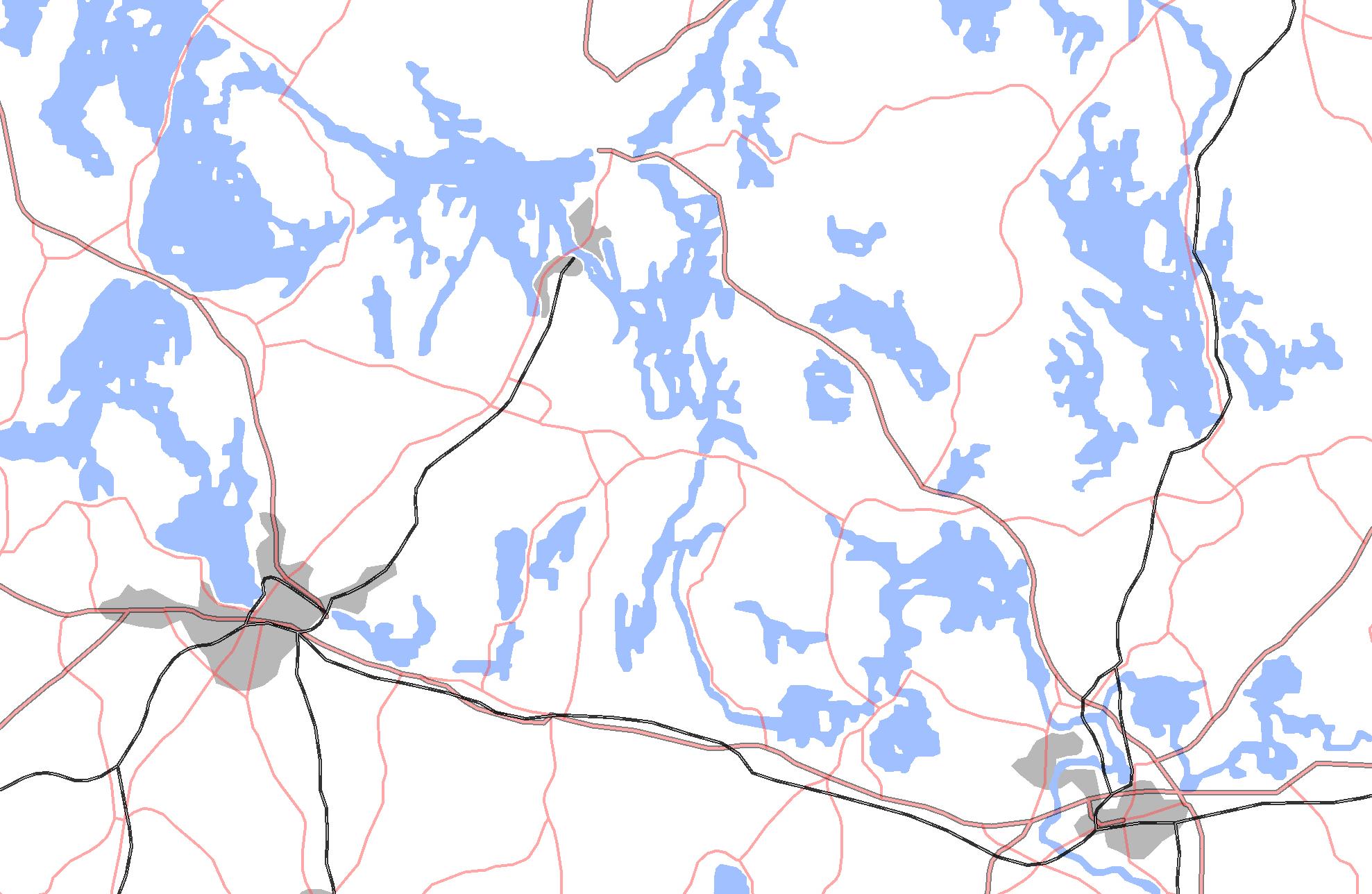 Kouvola Heinola vesiliikenneväylä Kalkkisten kanava Ruotsalainen Kalkkisten kanava Kanavan pituus 1,3 km Alus 450 m x 10 m Kimolan kanava Kanavan