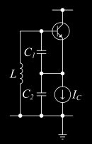 KUVA 1. Colpitts-oksillaattori. Wikipedia. 2012e 3.