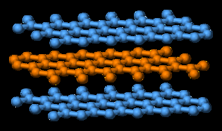 Hiilellä on timantin lisäksi toinen muoto, grafiitti. Tässä kukin hiiliatomi muodostaa kovalenttisen sidoksen kolmen lähinaapurin kanssa, jolloin muodostuu tasoja.