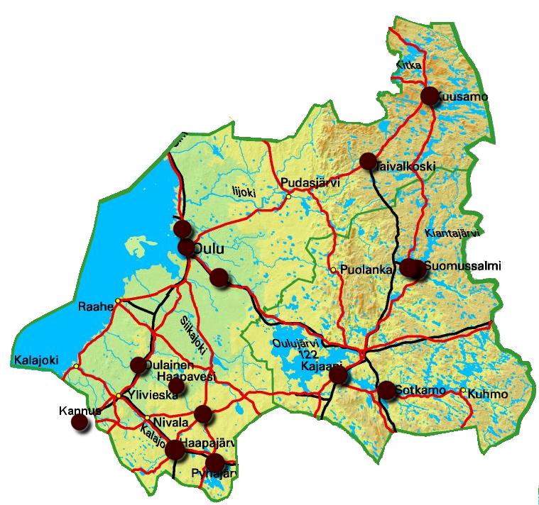 Metsäntutkimuspäivät Uutta tutkimustietoa käytäntöön Muhos, Kuusamo Haapavesi Sotkamo, Ämmänsaari Haukipudas, Muhos Kannus, Muhos Taivalkoski Oulainen Suomussalmi, Sotkamo Oulu Kannus Taivalkoski