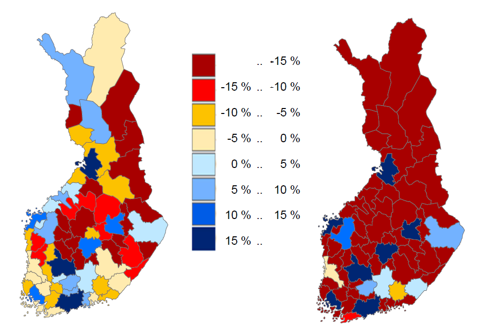 Kaupungistuminen muuttaa Suomea Väestöennuste 2015-2040 Tilastokeskus 2015 Virallinen väestöennuste Vuosien