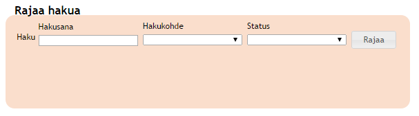 8.3. Valvojan toiminnot Valvoja valitsee urakan, pistekortin nimen (samalla urakalla voi olla useampi pistekortti) ja rakennusosan.