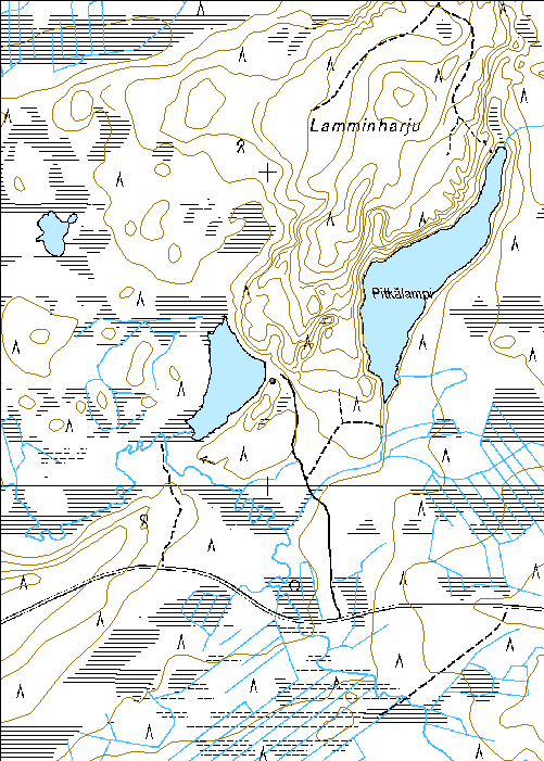 293 Kohdetyyppi: 99 Muu/määrittelemätön Copyright: Metsähallitus 2008