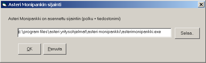 36/41 KÄYTTÖOHJEET Asteri Monipankki Asteri Isännöinti - KTL-muotoisten viitesuoritusten nouto - camt.