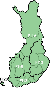 Kehitysaluevyöhykkeet 1966-69 EU:n Nuts2 alueet Tarkastelun