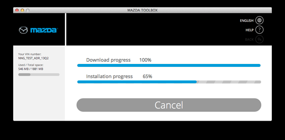 KÄYTTÖOPAS: Miten saan ilmaisen karttapäivityksen Mazda Toolboxssa? OSX:lle (Mac) Saat ilmaisen karttapäivityksen helposti ja voit käyttää sitä ajoneuvossa heti. 1.