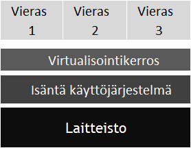 14 visorin etuna perinteisiin VM monitor -tyyppisiin ratkaisuihin on parempi suorituskyky ja luotettavuus, koska se ei sisällä täyden käyttöjärjestelmän kaikkia ominaisuuksia vaan se on tehty