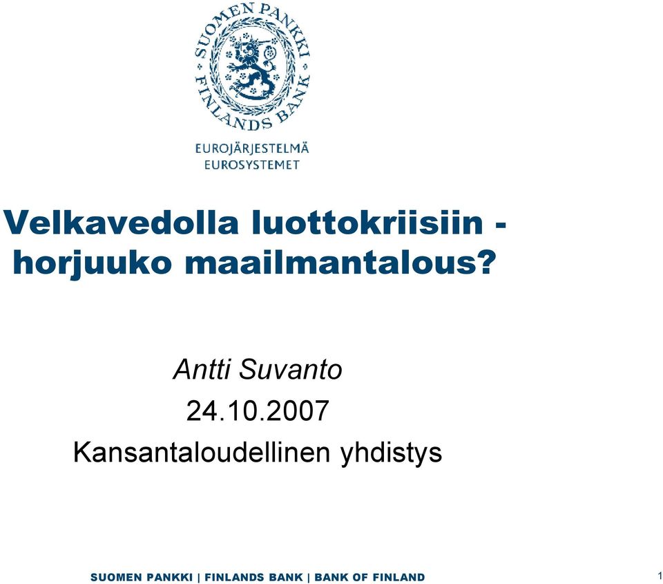 maailmantalous?