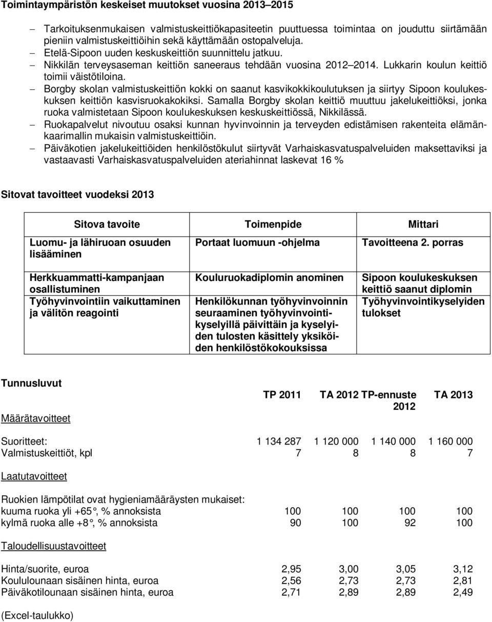 Borgby skolan valmistuskeittiön kokki on saanut kasvikokkikoulutuksen ja siirtyy Sipoon koulukeskuksen keittiön kasvisruokakokiksi.