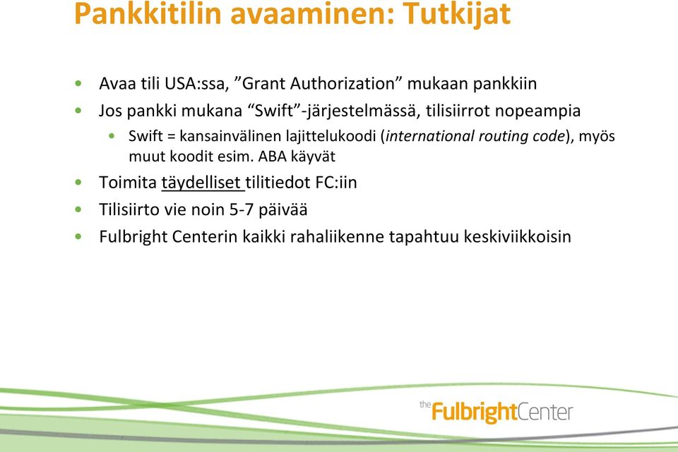 lajittelukoodi (international routing code), myös muut koodit esim.