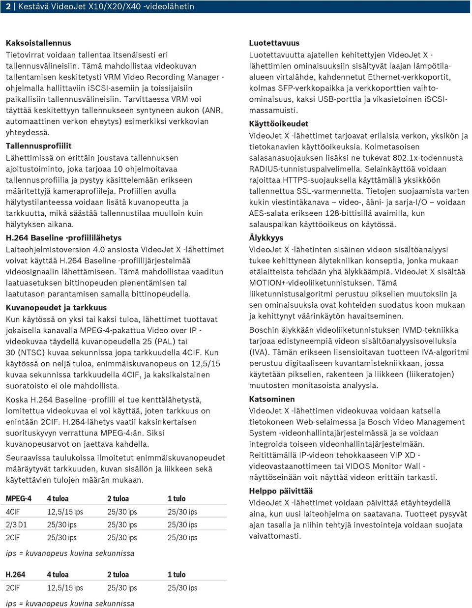 Tarvittaessa VRM voi täyttää keskitettyyn tallennukseen syntyneen aukon (ANR, automaattinen verkon eheytys) esimerkiksi verkkovian yhteydessä.