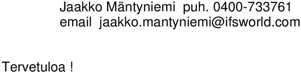 puh. 0400-733761