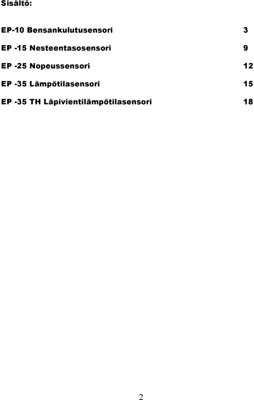 Nopeussensori 12 EP -35