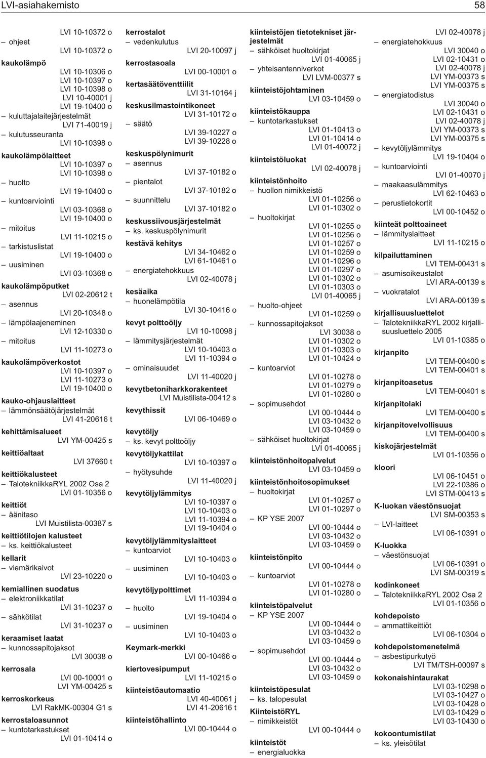 uusiminen LVI 03-10368 o kaukolämpöputket LVI 02-20612 t asennus LVI 20-10348 o lämpölaajeneminen LVI 12-10330 o LVI 11-10273 o kaukolämpöverkostot LVI 10-10397 o LVI 11-10273 o LVI 19-10400 o