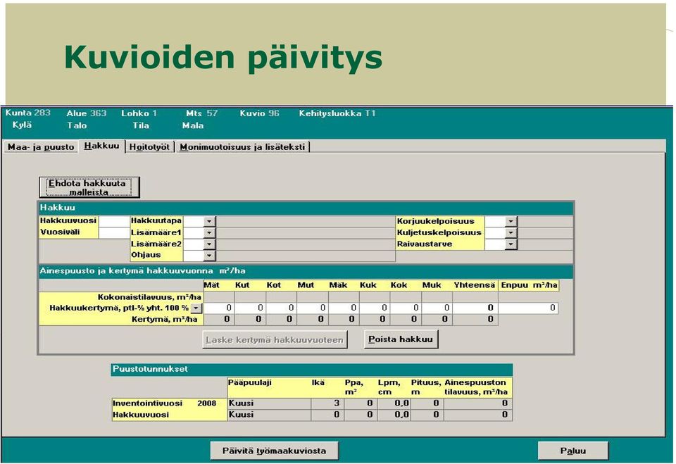 päivitys