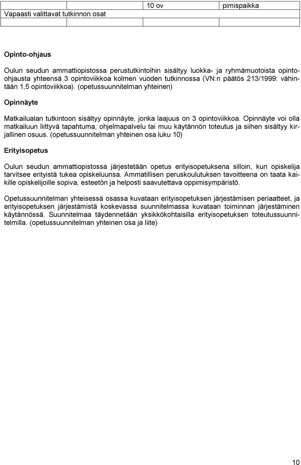 Opinnäyte voi olla matkailuun liittyvä tapahtuma, ohjelmapalvelu tai muu käytännön toteutus ja siihen sisältyy kirjallinen osuus.