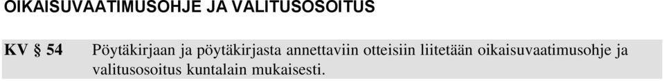 annettaviin otteisiin liitetään