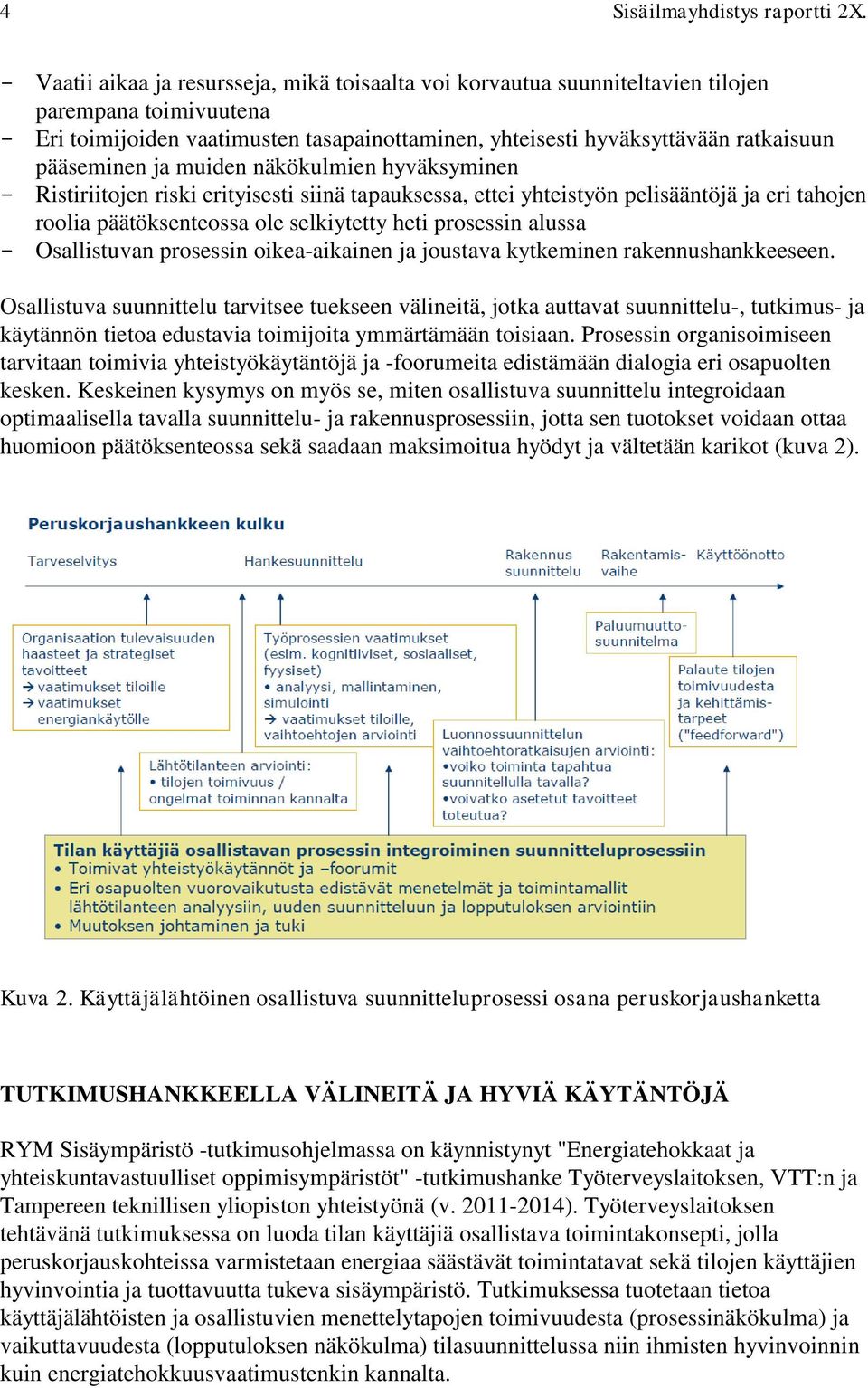 pääseminen ja muiden näkökulmien hyväksyminen - Ristiriitojen riski erityisesti siinä tapauksessa, ettei yhteistyön pelisääntöjä ja eri tahojen roolia päätöksenteossa ole selkiytetty heti prosessin