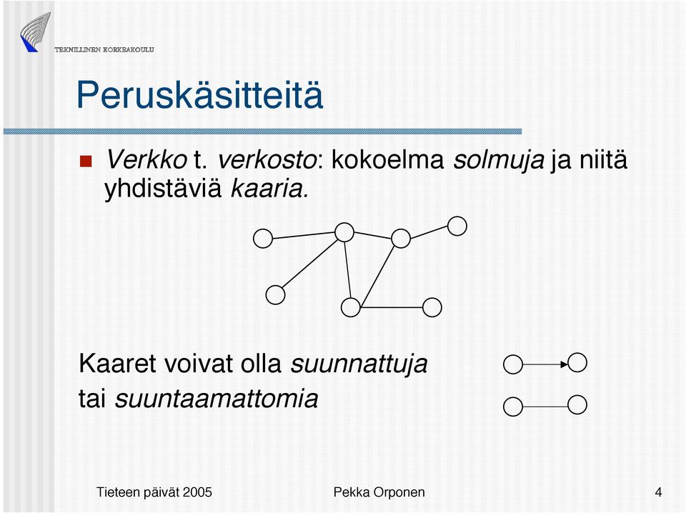 yhdistäviä kaaria.