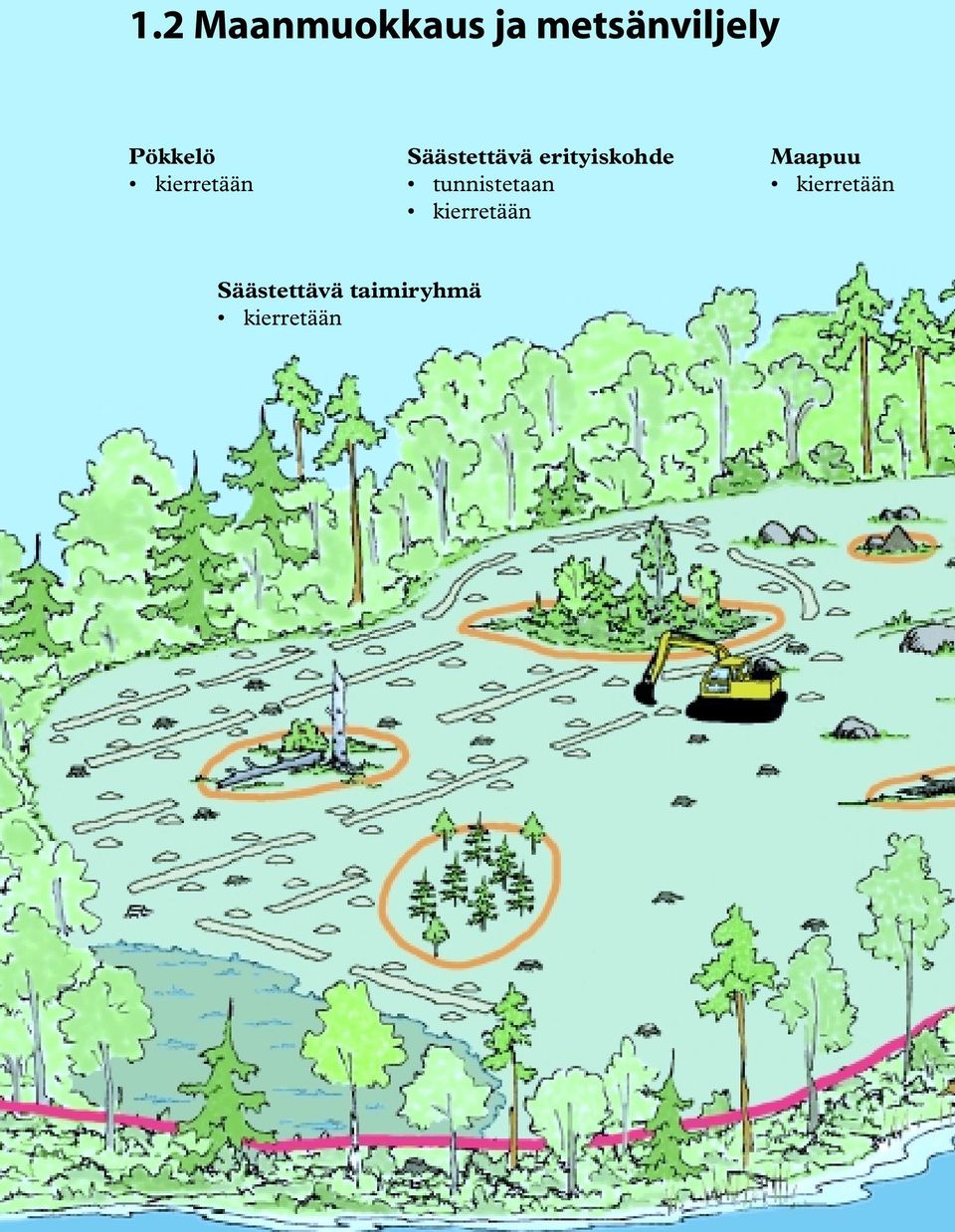 tunnistetaan kierretään Maapuu kierretään