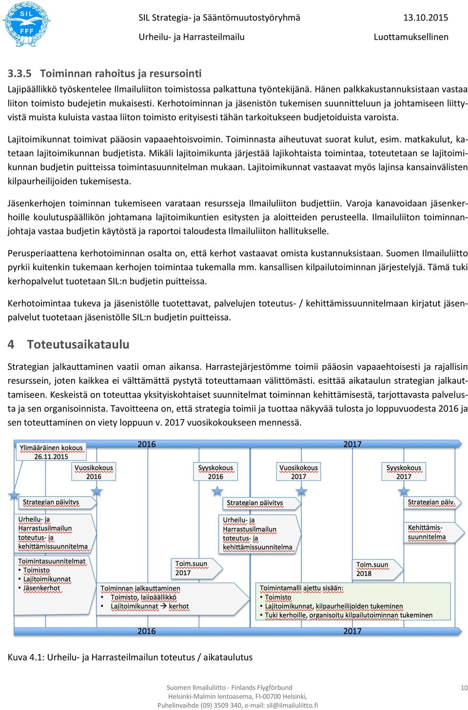 Lajitoimikunnat toimivat pääosin vapaaehtoisvoimin. Toiminnasta aiheutuvat suorat kulut, esim. matkakulut, katetaan lajitoimikunnan budjetista.