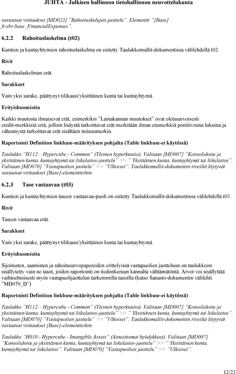 Erityishuomioita Kaikki muutosta ilmaisevat erät, esimerkiksi Lainakannan muutokset ovat oletusarvoisesti credit-merkkisiä eriä, jolloin lisäystä tarkoittavat erät merkitään ilman etumerkkiä