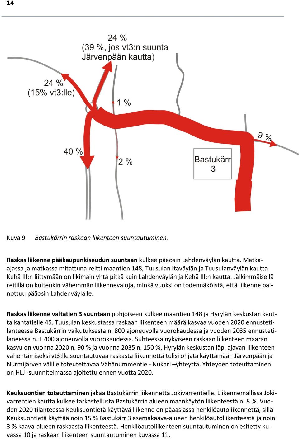 Jälkimmäisellä reitillä on kuitenkin vähemmän liikennevaloja, minkä vuoksi on todennäköistä, että liikenne painottuu pääosin Lahdenväylälle.