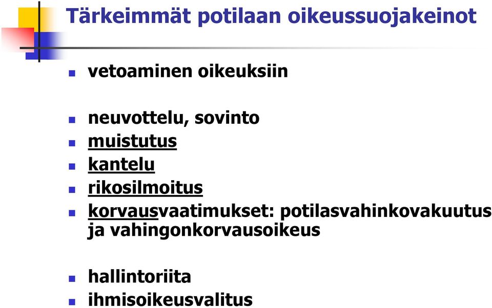 rikosilmoitus korvausvaatimukset: