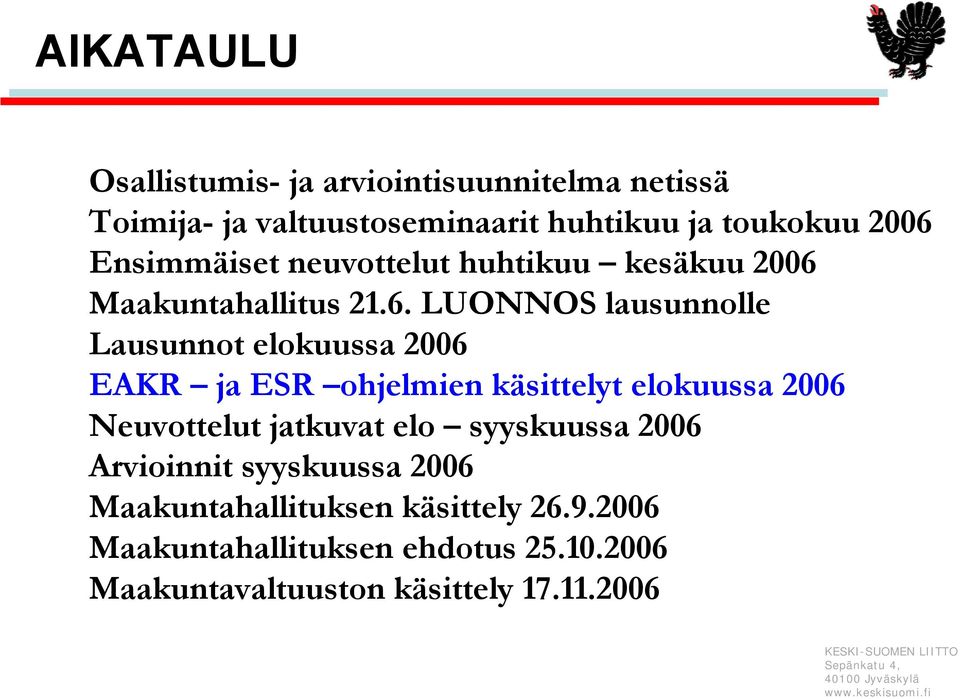 Maakuntahallitus 21.6.