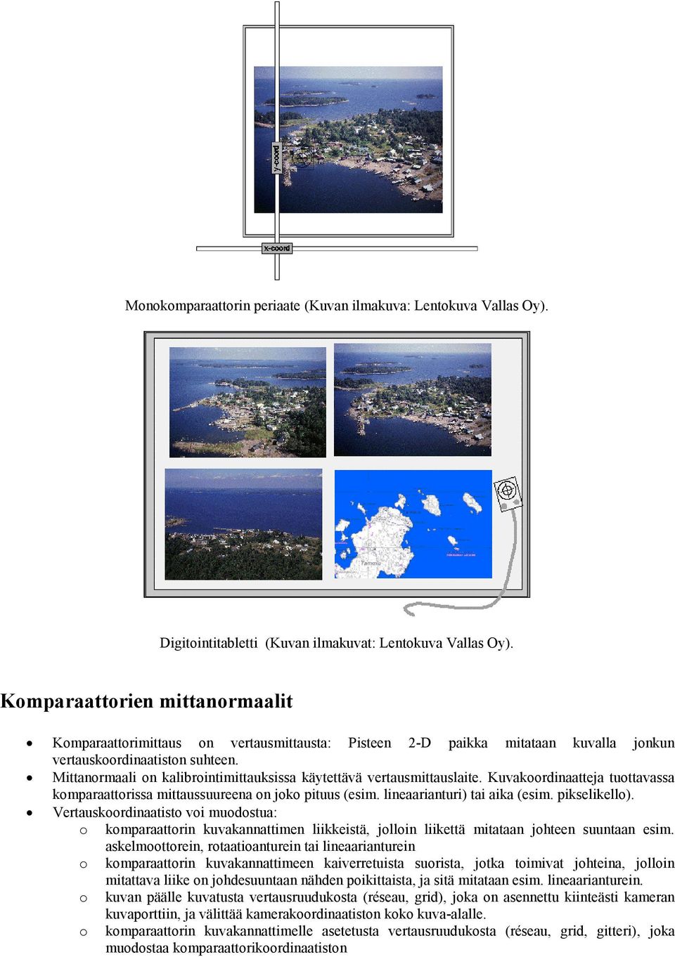 Mittanormaali on kalibrointimittauksissa käytettävä vertausmittauslaite. Kuvakoordinaatteja tuottavassa komparaattorissa mittaussuureena on joko pituus (esim. lineaarianturi) tai aika (esim.