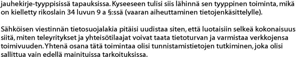 tietojenkäsittelylle).