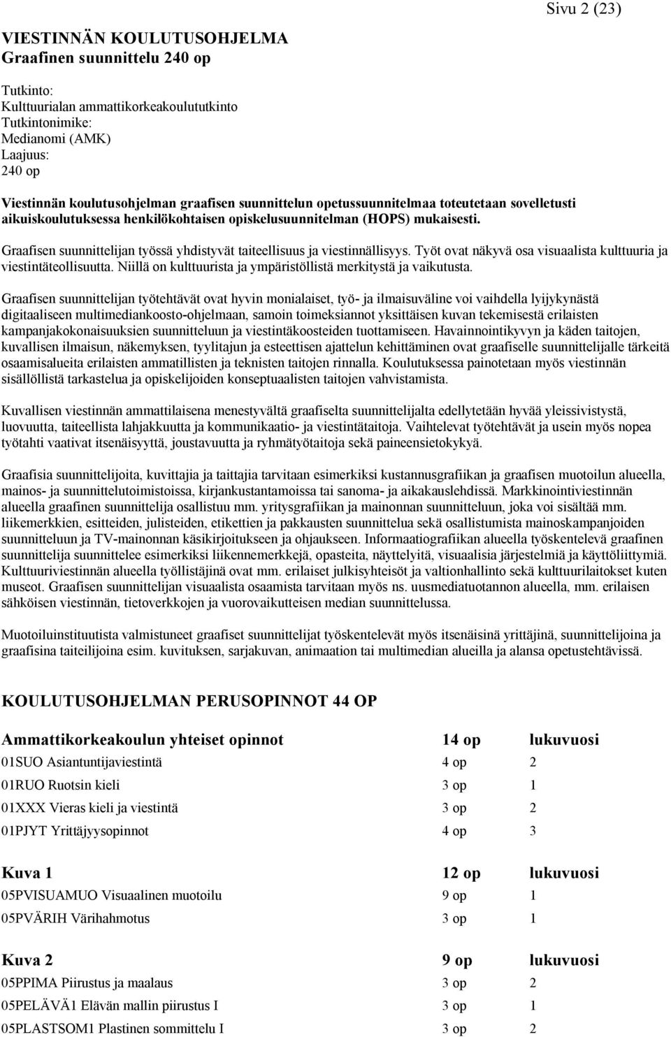 Graafisen suunnittelijan työssä yhdistyvät taiteellisuus ja viestinnällisyys. Työt ovat näkyvä osa visuaalista kulttuuria ja viestintäteollisuutta.