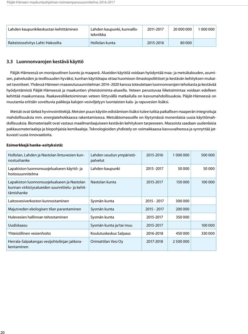 Alueiden käyttöä voidaan hyödyntää maa- ja metsätalouden, asumisen, palveluiden ja teollisuuden hyväksi, kunhan käyttötapa ottaa huomioon ilmastopoliittiset ja kestävän kehityksen mukaiset tavoitteet.