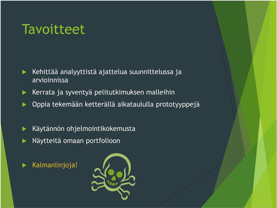 Oppia tekemään ketterällä aikataululla prototyyppejä