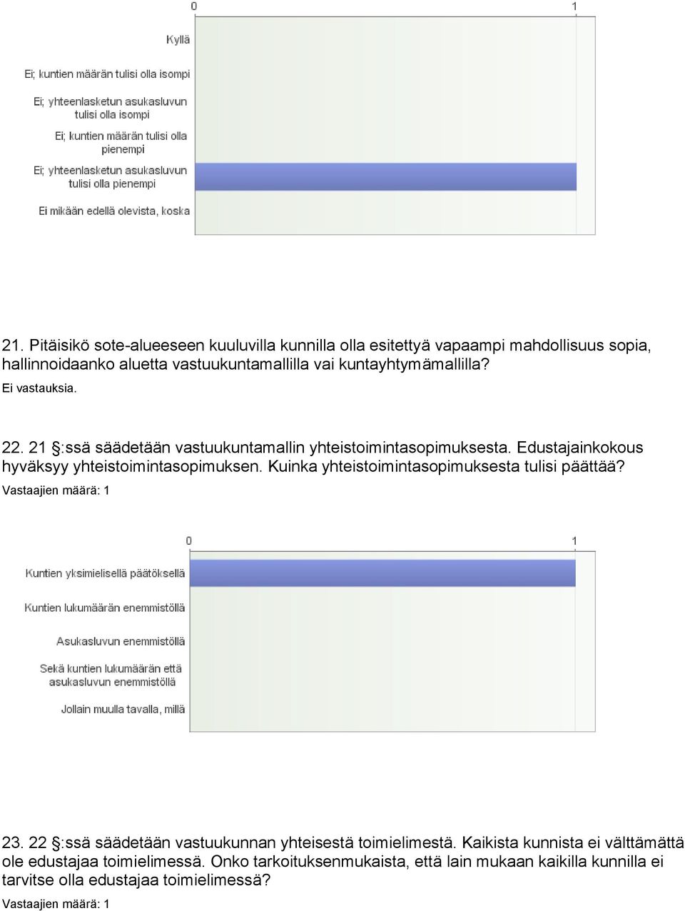 Edustajainkokous hyväksyy yhteistoimintasopimuksen. Kuinka yhteistoimintasopimuksesta tulisi päättää? 23.