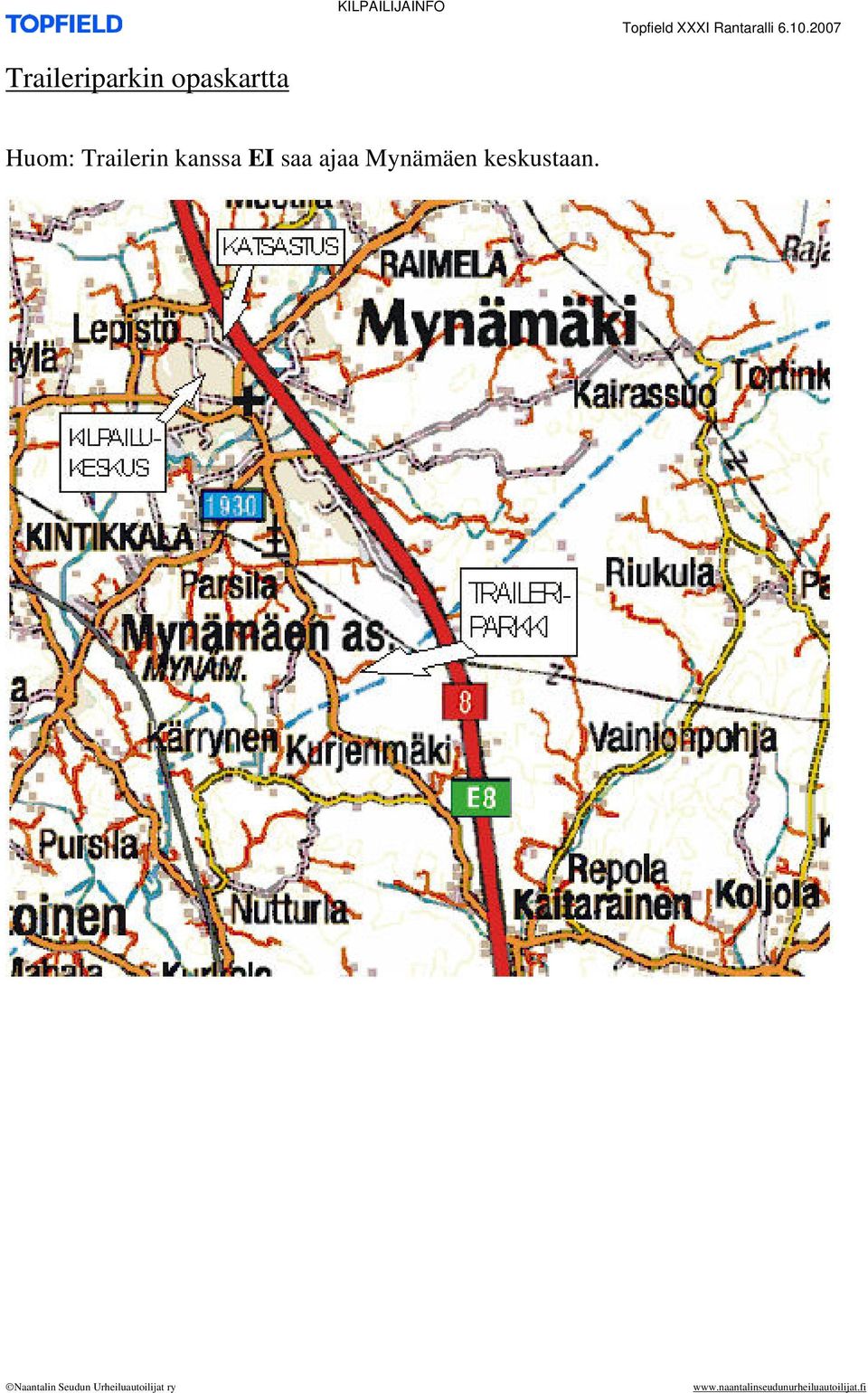 Trailerin kanssa EI