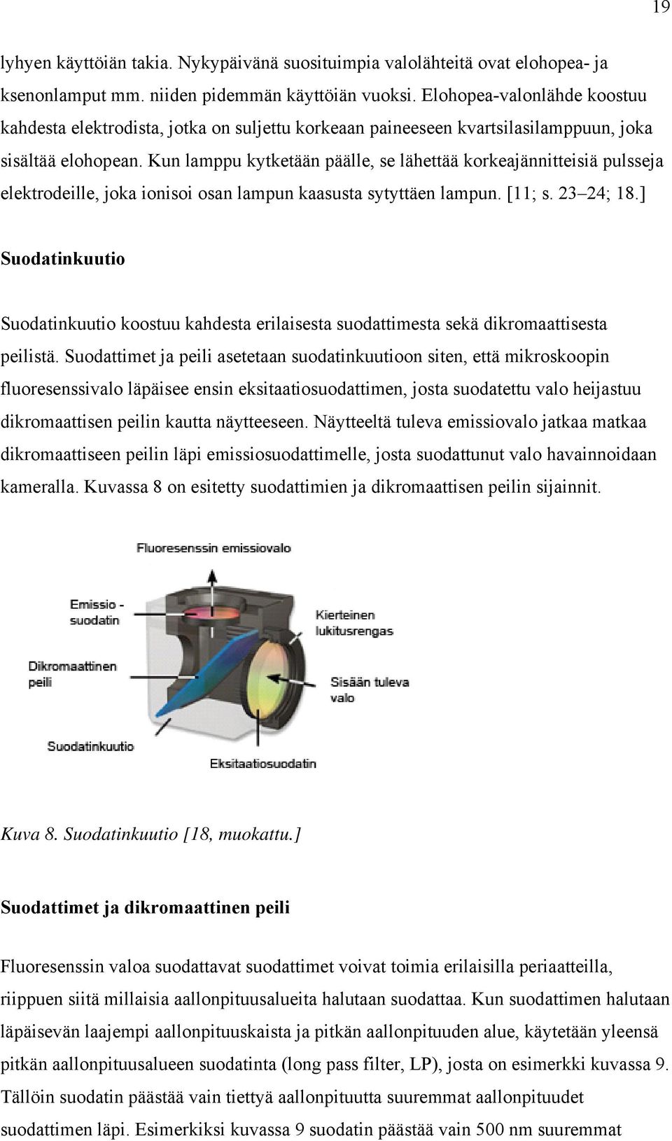 Kun lamppu kytketään päälle, se lähettää korkeajännitteisiä pulsseja elektrodeille, joka ionisoi osan lampun kaasusta sytyttäen lampun. [11; s. 23 24; 18.