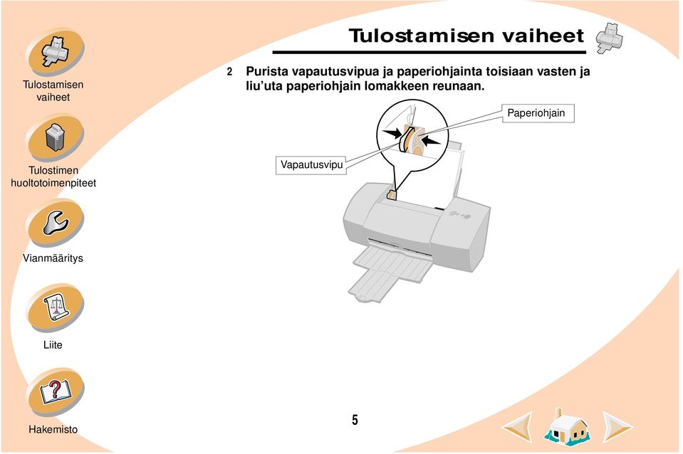 ja liu uta paperiohjain